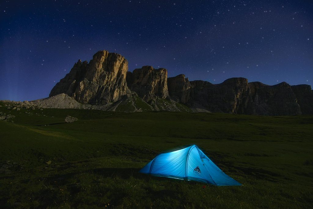 Camp under Starlit Night Skies